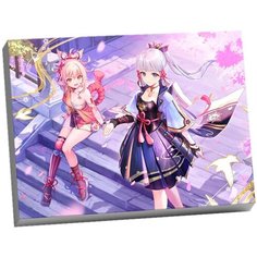 Картина по номерам 30х40 Геншин Ёимия И Аяка (29 цветов) CHR0209 Molly