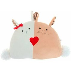 Мягкая игрушка Зайчики-неразлучники (розовые) (33 см) Мальвина