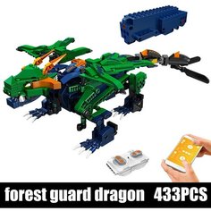 Конструктор дракон Mould King 13149 MK3 Power Forest Guardian Dragon с ДУ