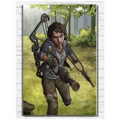 Картина по номерам на холсте игра The Walking Dead Telltale - 11532 В 60x40