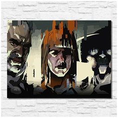 Картина по номерам на холсте игра Disco Elysium - 11601 Г 30x40
