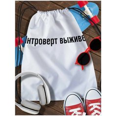 Мешок для сменной обуви White_ Мем - 3688 Brut Boxers