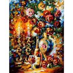 Картина по номерам Тепло свечей 40х50 см Hobby Home