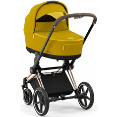 Cybex Коляска для новорожденных Priam IV (Mustard Yellow на шасси IV Rosegold)