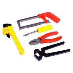 Набор инструментов «Плотник», 5 предметов, микс Noname