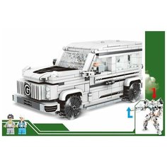 Конструктор minGDi Внедорожник Mercedes G63 (2 в 1) 10061 + 2 героя