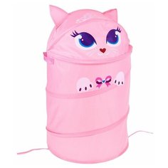 Корзина для игрушек "Котенок" с ручками, 33,7 х 33,7 х 55 см Школа талантов