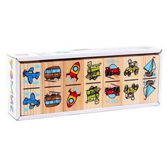 Домино «Транспорт», плашка: 7 × 3 × 1 см Томик