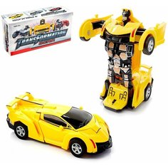 Робот инерционный Спорткар, трансформируется автоматически, цвета Микс Denco Store