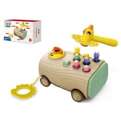 Каталка детская, развивающая игрушка стучалка, размер - 21,5 х 15 х 10,5 см Yar Team