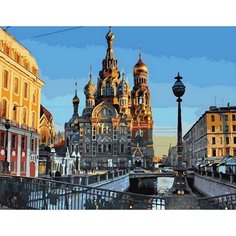 Картина по номерам Храм Спаса на крови 40х50 см Hobby Home