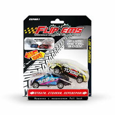 Игрушка FlipEms трюковая машинка 2 шт. пруж мех AW1311