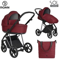 Коляска Roan Sol 2в1 Luxury Porto/Nikiel/ручка черный
