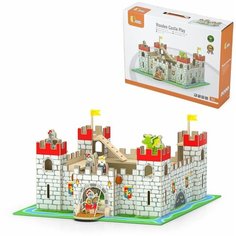 Конструктор Замок 23 детали (дерево) Viga 50310