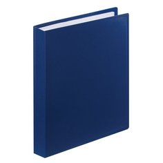 STAFF Папка на 60 вкладышей, А4, пластик, 4 шт., синий