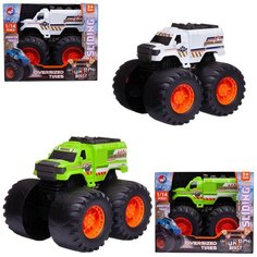 Машинка Джип-внедорожник Турбо зверь, белый Junfa Toys