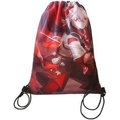 Мешок- рюкзак для сменной обуви на шнурках Геншин Импакт. Персонаж Кадзуха Shop Plus