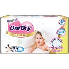 Ультрамягкие детские подгузники UniDry Super Soft S, 3-7 кг