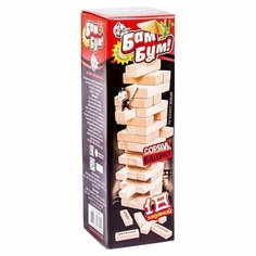 Настольная игра «Бам-бум» - падающая башня Десятое королевство