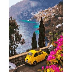 Картина по номерам Горная дорога к морю 40х50 см Hobby Home