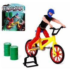 Пальчиковый велосипед с фигуркой Woow Toys