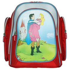 Ранец ученический для девочки, школьный рюкзак, детская сумка, на 1 сентября, на первый звонок, с принцессой, ортопедический, Alliance for kids