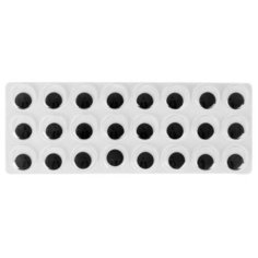 Глазки на клеевой основе, набор 24 шт, размер 1 шт: 1,5 см Школа талантов