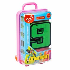 Трансформер 2в1 BONDIBOT Bondibon PB 13x7x4 см, розовый пластик. бокс, цифра"9".