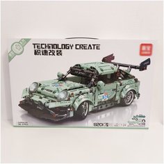 Конструктор спорткар Porshe GTS3 / Инерционный механизм / 612 деталей Leibao