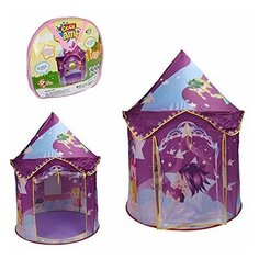 Палатка блестящий фиолетовый замок принцессы Cary Bear