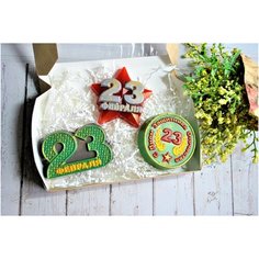 Формы для мыла к 23 февраля "Звезда-23, 23-металл, 23-круг" Рукоделочка