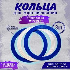 Набор кольца для жонглирования, 3 шт, моторика игры для рук. Реко