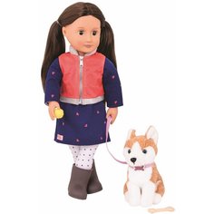 Кукла 46 см Our Generation Лесли с собакой