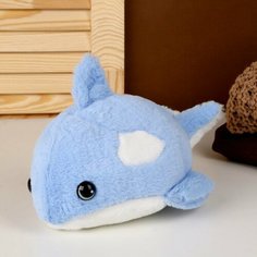 Мягкая игрушка "Касатка", 25 см, цвет синий Нет бренда
