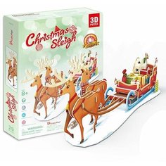 Игрушка Рождественские сани с подсветкой Cubic Fun