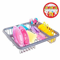 Набор посуды в сушилке Поварёнок Забияка