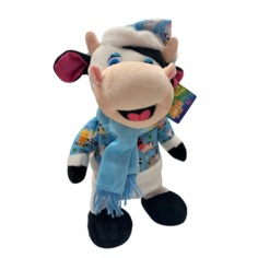 Мягкая интерактивная игрушка Бык ходит, поет, музыкальная TOY
