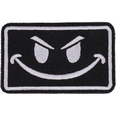 Нашивка, шеврон, патч (patch) на липучке Смайлик, размер 7,7*4,8 см Нет бренда