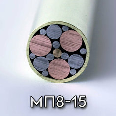 Мозаичный пин МП8-15 диаметром 8мм, Заготовка для рукояти ножа, поделок, хобби, творчества! Knife Make