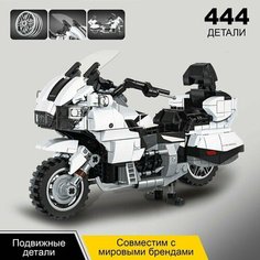 Конструктор Мото «Шоссейный мотоцикл», 444 детали Kazi