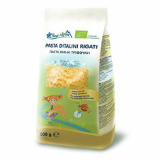 Fleur Alpine Органик Паста Мини Трубочки Диталини Ригати 500 г 1 шт Флер Альпин