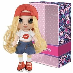 Игрушка MAXITOYS DOLLS Стильная Кукла Оливия для Девочек, 26 см, в Кепке и Модном Наряде Подарочной Коробке