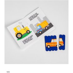 Головоломка. Разрезные картинки с потешками "Транспорт" Лесная мастерская