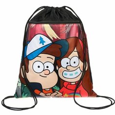 Мешок для обуви с карманом, 35х42 см, Гравити Фолз Нет бренда