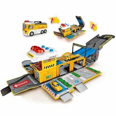 Etastra Игровой набор "Автомобиль трансформирующийся: строительная база" (64,5х32,5х16 см, свет, звук)