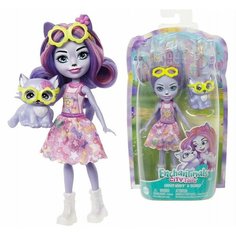 Кукла Mattel Enchantimals Хэдли Хаски и питомец Следер HHB90/FNH22