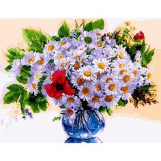 Картина по номерам Букет ромашек 40х50 см АртТойс