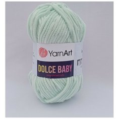 Пряжа YarnArt Dolce Baby мята (753), 100%микрополиэстер, 85м, 50г, 2шт