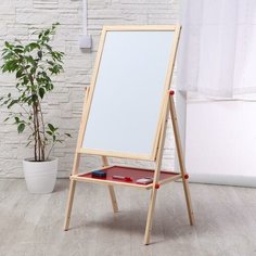 Детский мольберт двухсторонний, высота регулируется 114х47х40 см Made in China