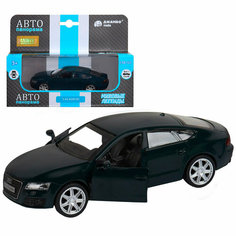 ТМ "Автопанорама" Машинка металлическая 1:43 Audi A7, зеленый, откр. двери, инерция, в/к 17,5*12,5*6